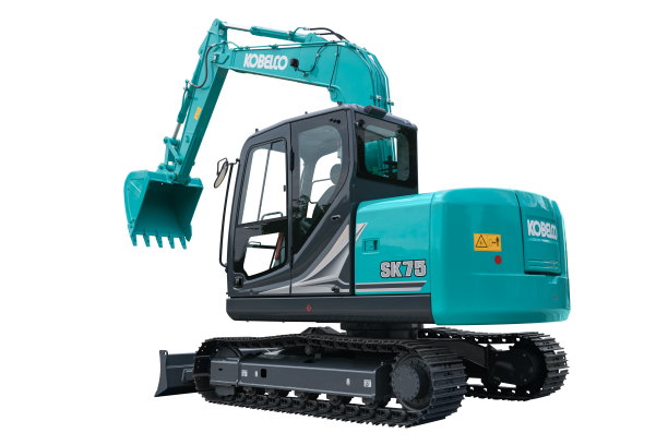 SK75-11挖掘机尺寸与性能解析：挖掘力、工作范围与行走能力详解