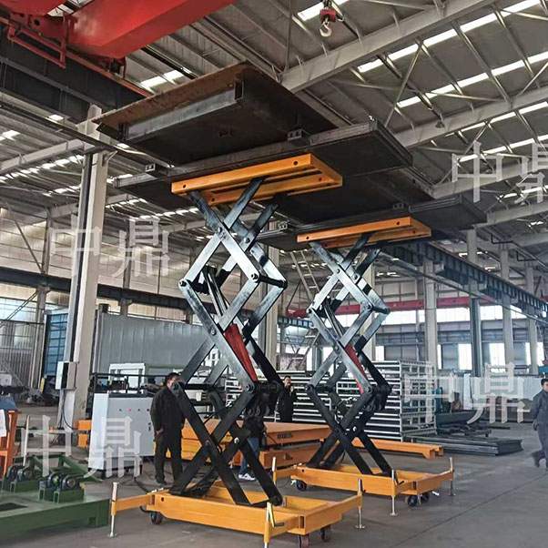 同步联动剪叉升降平台技术解析:精准控制与强化结构应用 同步联动剪叉升降平台技术解析:精准控制与强化结构应用