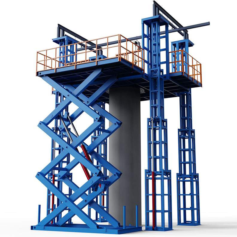 氢能电解槽装配难题的解决方案:多级升降平台的应用与核心优势 氢能电解槽装配难题的解决方案:多级升降平台的应用与核心优势