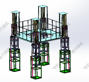 氢能电解槽组装专用液压升降平台，平稳高效支持设备检配(图1)