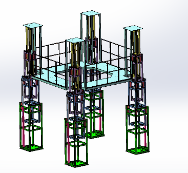 氢能电解槽组装专用液压升降平台，平稳高效支持设备检配