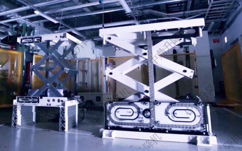 刚性链升降台工作原理揭秘：从柔性链条到刚性立柱的转变(图1)