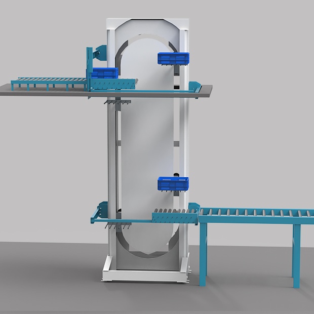 叉臂式循环提升机：多行业高效转运与智能化升级核心方案