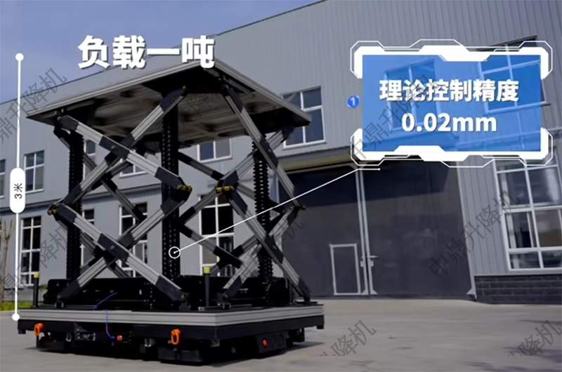 销齿链举升智能全向车：高精度升降与灵活移动工业解决方案(图1)