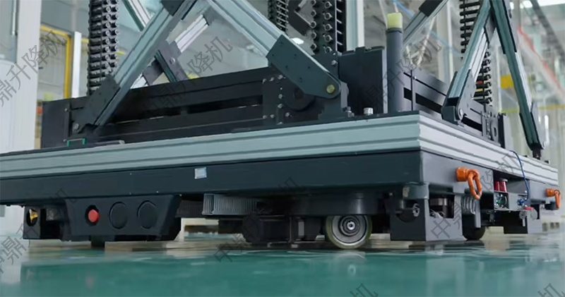 销齿链举升智能全向车：高精度升降与灵活移动工业解决方案(图3)