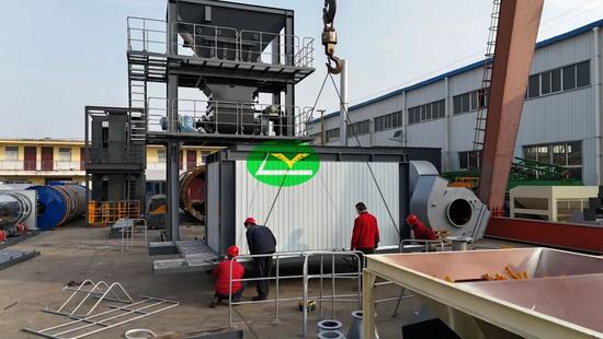 首套出口1500型沥青拌合站完成会装调试，品质承诺即将出海
