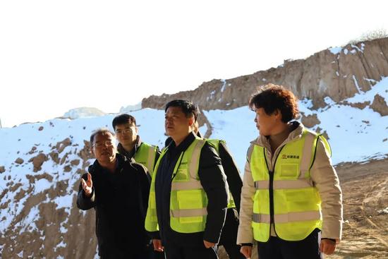 戴保民调研山西项目部并开展慰问活动(图1)